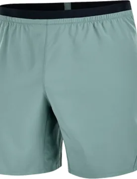 Cross 7INCH Laufshorts Herren Türkis Gr. L - Salomon - FashionsVida