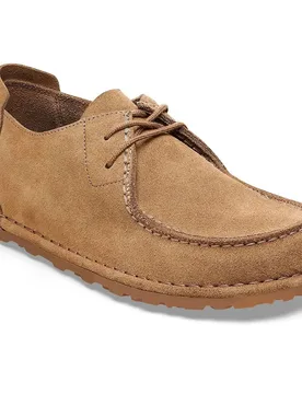 Sandales Utti Lace Suede Leather Solid Gray Taupe EU 42 Homme - Birkenstock - FashionsVida