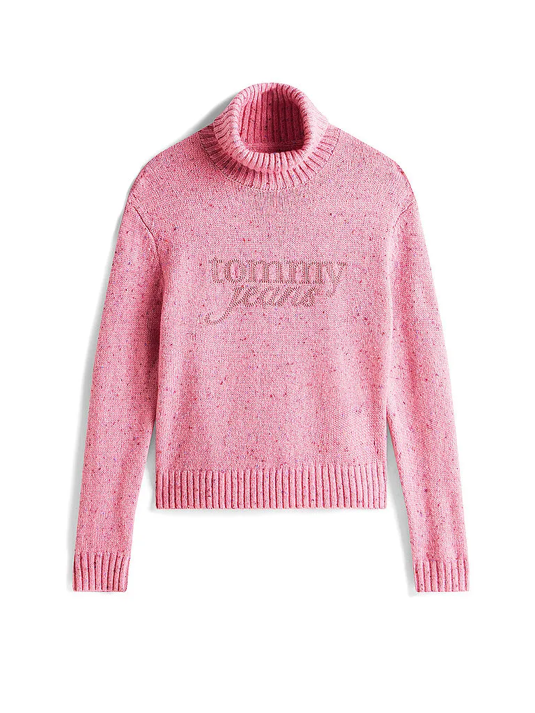 Rollkragenpullover rosa S Damen - TOMMY JEANS - FashionsVida