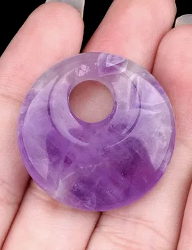 PCs Natural Stone Big Hole Beads Amethyst Green Aventurines Loose Beaded for Making DIY Jewelry Necklace Earrings Bracelet 30mm - Aliexpress - FashionsVida