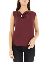 Blusa smanicata BORDEAUX XL