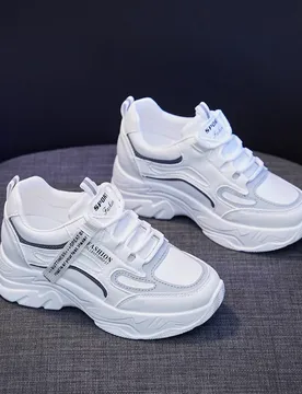 White Sneakers for Women Platform Tennis Female Inner Height Running Sports Shoes Woman Casual Luxury Designer Vulcanized Shoes - Aliexpress - FashionsVida