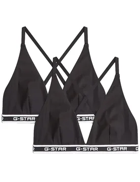 Soutien-gorge D29407-01 Triangle Bralette 2 Unités Black XL - G-Star - FashionsVida