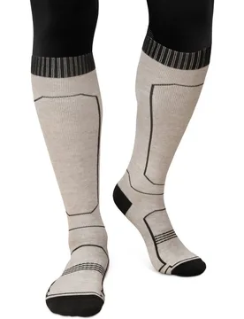 Calcetines lana esquí Ultimate GLIDE Sand - Siroko - FashionsVida