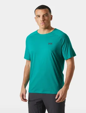 Men's Trail Short Sleeve T-Shirt Green 2XL - Signal Green - Male - Helly Hansen - FashionsVida