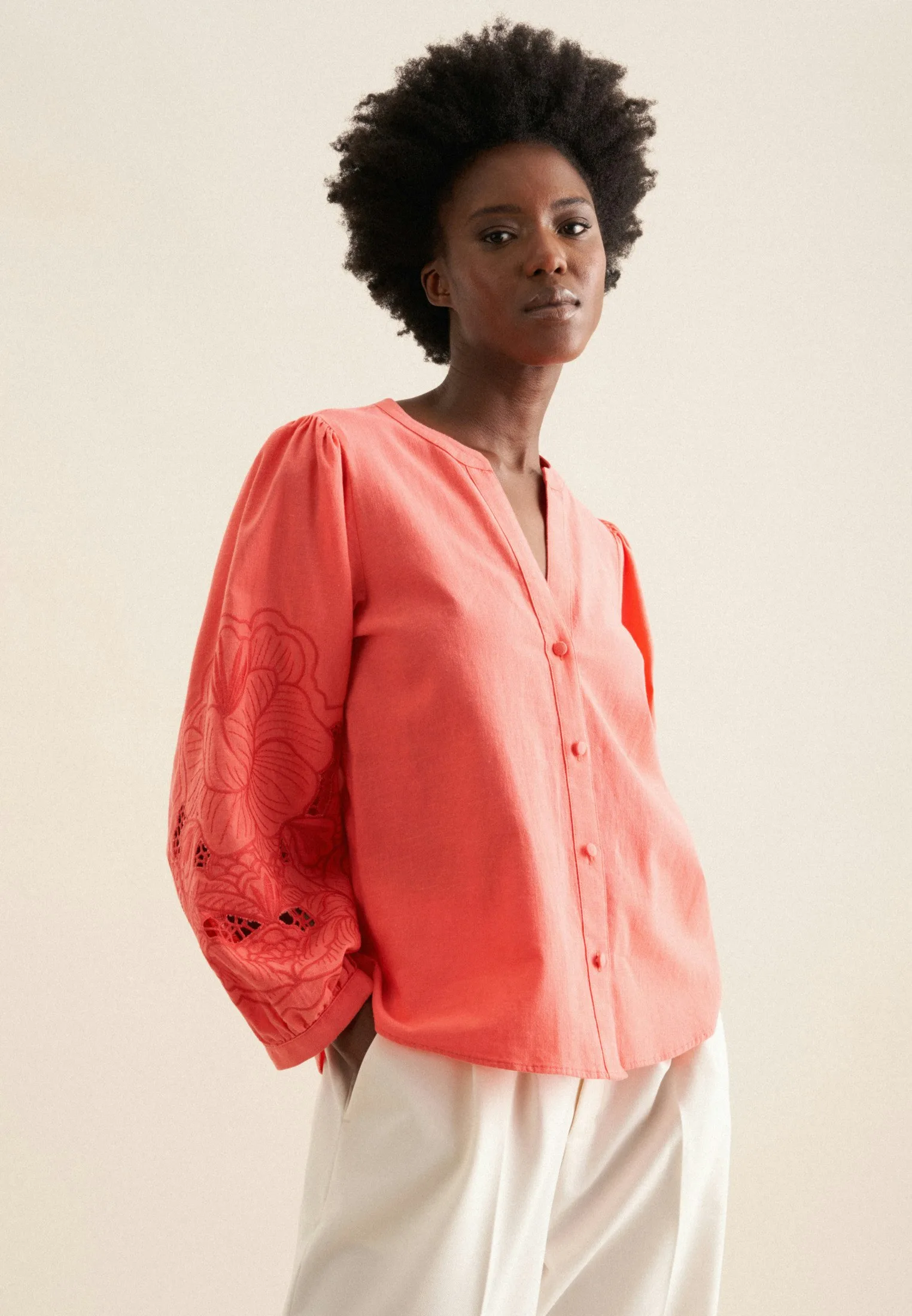 Tunika Uni Rosa/Pink 36 - Seidensticker - FashionsVida