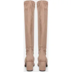 Botas Freja de mujer en tela elástica efecto ante