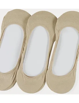 Pack de tres pares de pinkies de hombre en algodón - Polo Ralph Lauren - FashionsVida