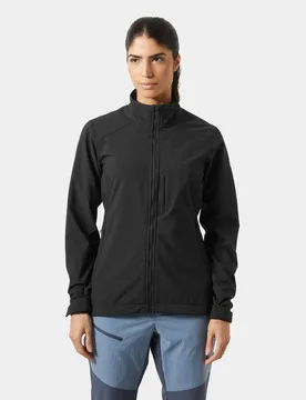 Women's Paramount Softshell Jacket Black XS - Black - Female - Helly Hansen - FashionsVida