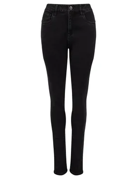 Weird Fish Gerrie Slim Jean Size 20 - offers 2-for-80-jeans women women all-womens women trousers-jeans women trousers-jeans jeans - Washed Black - FashionsVida