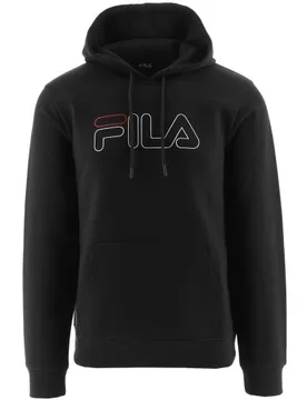 Mens Black Zack Hoodie - Male - Black - X-Large - Fila - FashionsVida