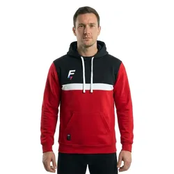 Sweat-shirt à Zip Mediane Red / Black M