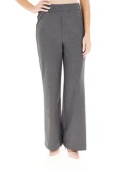 VICOLO Pantalone wide leg GRIGIO S