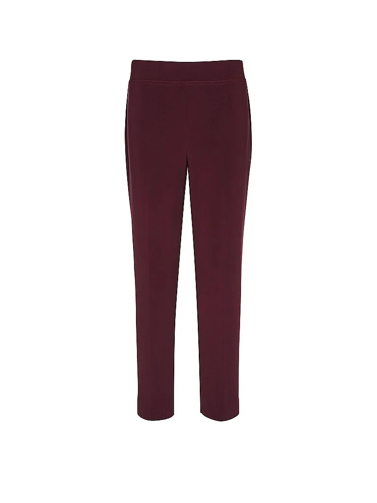 Pantaloni eleganti rosso scuro 40 - Joseph Ribkoff - FashionsVida
