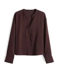 Hemdbluse FEMYN dunkelrot 40 damen