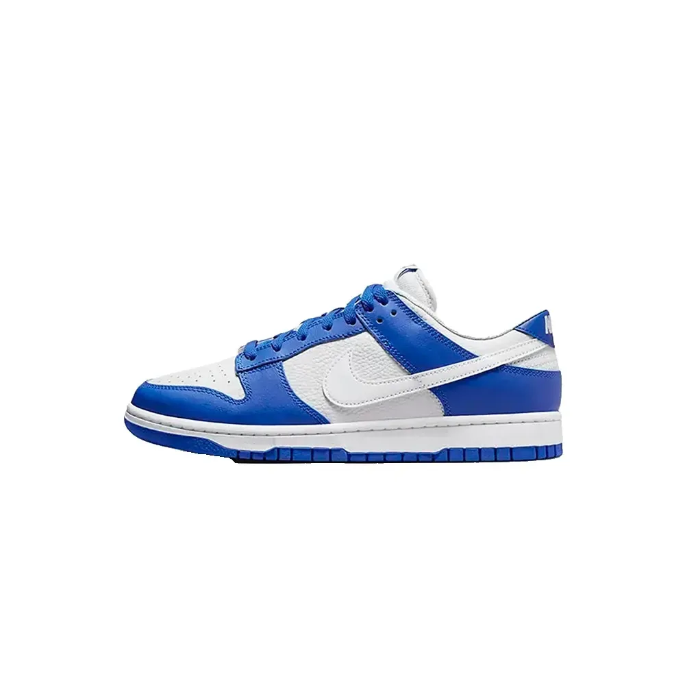 Baskets Dunk Low White / Blue EU 44 1/2 - Nike - FashionsVida