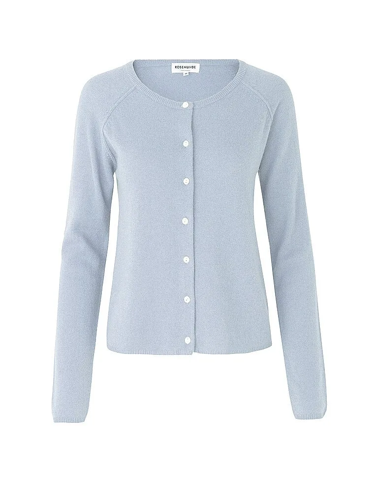 Strickjacke hellblau XXL damen - Rosemunde - FashionsVida