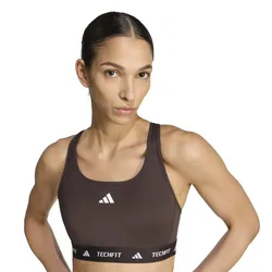 Soutien-gorge De Sport à Impact Moyen Techfit Aurora Coffee M