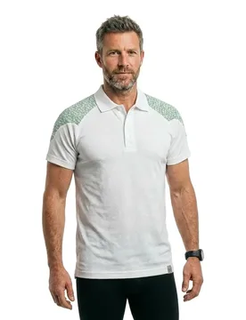 Polo à Manches Courtes Food & Care 20083 White / Grass Green 6XL - MASCOT - FashionsVida