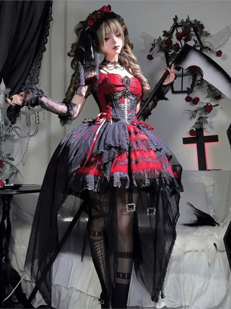 Dark Gothic dress with keel thorns - Aliexpress - FashionsVida