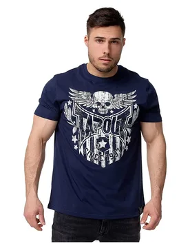 T-shirt à Manches Courtes Westlake Navy / White S - TapouT - FashionsVida