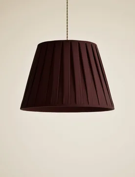 Large Wide Pleated Fabric Shade Red - M&S - FashionsVida