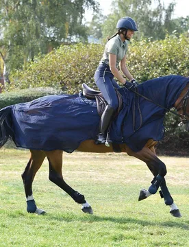 Ausreitdecke FLEXI FLY II, navy 125cm - Busse - FashionsVida