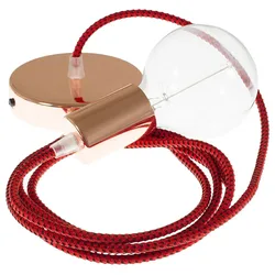 Cables Suspension Luminaire Rt94 3d 50 Cm Red Devil / Copper One Size