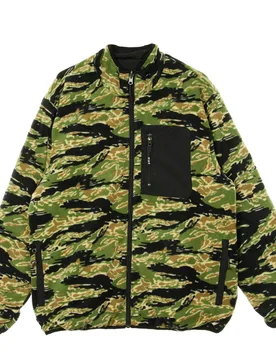 Giubbotto Pile Uomo Milton Rev Polar Fleece Tiger Camo - Huf - FashionsVida
