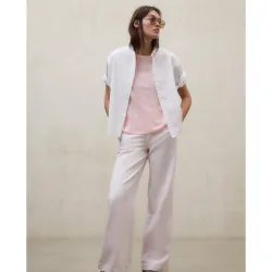 Camisa de mujer de algodón fit oversize