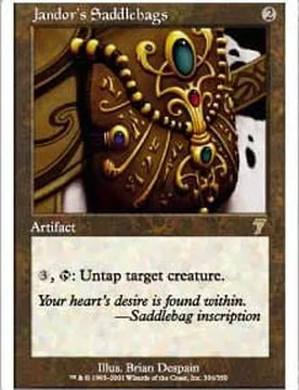 Jandor's Saddlebags (foil) 7th Edition - Magic: The Gathering - FashionsVida