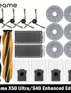 Piezas de repuesto para aspiradoras robot Dream E Tracking X50 Ultra/L50 Ultra/L40s Pro Ultra y Mova V50 Ultra, que incluyen 2 cepillos principales de - Shein - FashionsVida