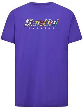 Maglietta A Maniche Corte 60 Years Viola - Santini - FashionsVida