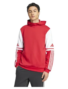 Sweat à Capuche Squadra 25 Team Power Red 2 / White S - Adidas - FashionsVida