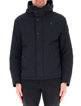 Giubbotto con cappuccio NERO XXL - Blauer - FashionsVida
