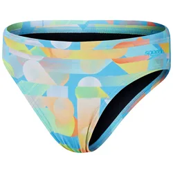 Cm Digital Allover Swimming Brief Picton Blue / Punch Blue 7-8 Years Boys