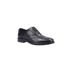 Mens Santiago Leather Brogues (Black) - Size Uk 8