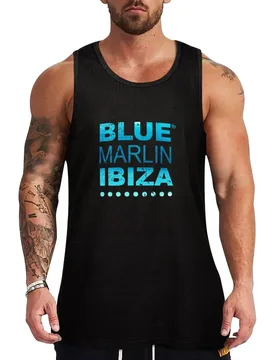 Blue Marlin Ibiza - Sea color design Tank Top Solid Basic Tank Top Comfort Breathable Sleeveless - Aliexpress - FashionsVida