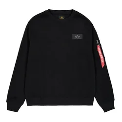 Industrie Back Print Crewneck Sweat Black M Herren