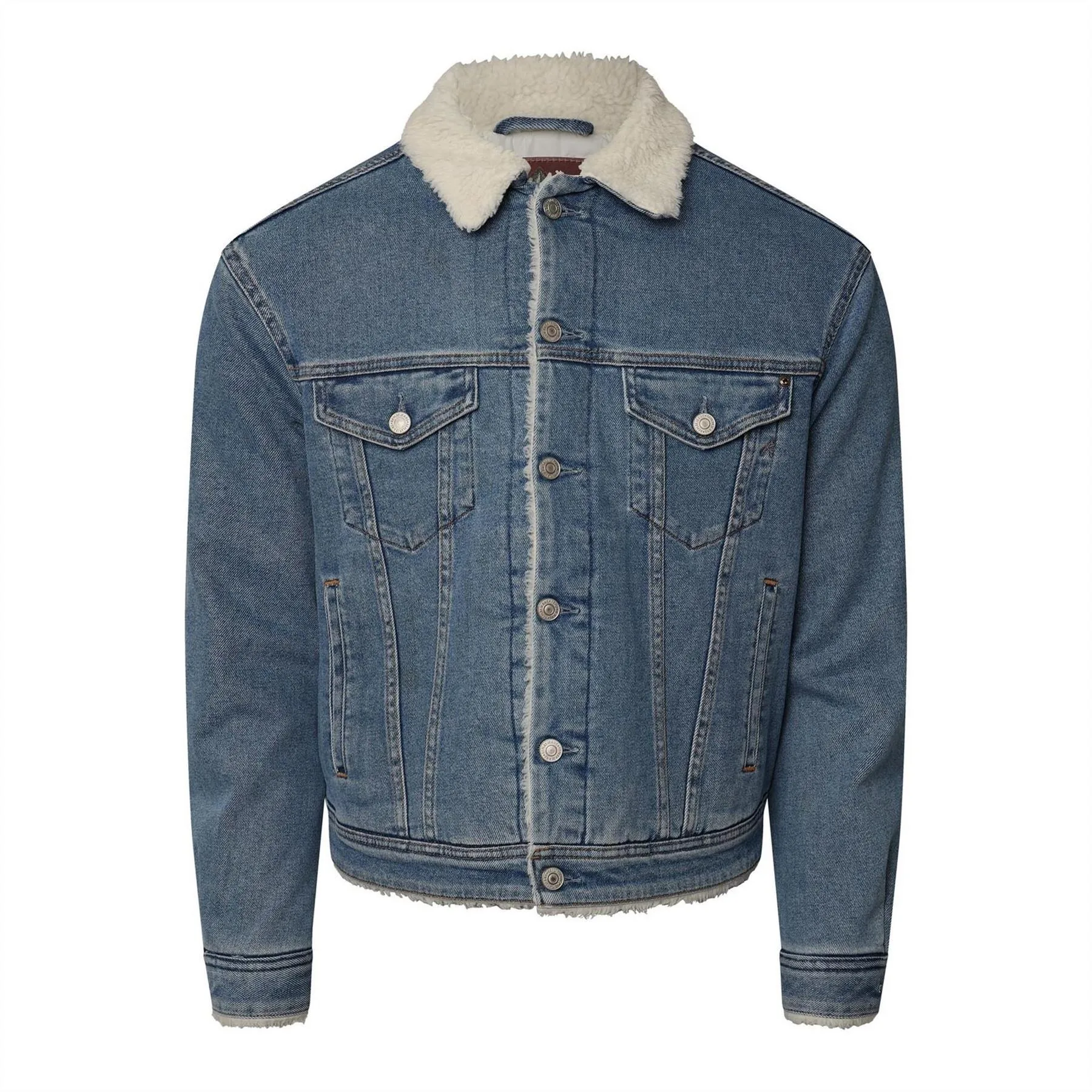 Womens Jacket In Blue - Size Small - Replay - FashionsVida