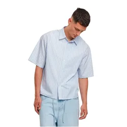 Camicia A Maniche Corte Tb8218 Freeze Blue 2XL