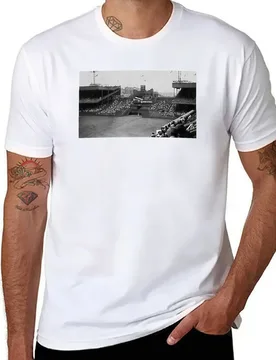 New York Polo Grounds Outfield, 1952 Polo Grounds photo, Centerfield, Chesterfield ad, New York Baseball Stadium, Old St T-Shirt - Aliexpress - FashionsVida