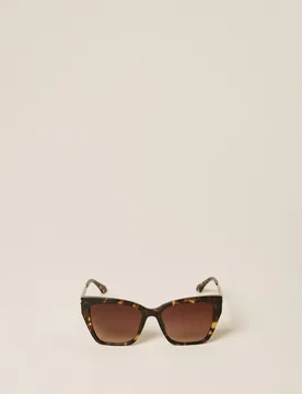 Lunettes de soleil papillon en acétate - TWINSET - FashionsVida