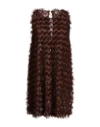 Mini-Kleid Damen Braun L Damen