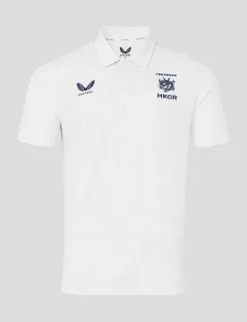 Hong Kong China Rugby Men's 2026 Graphic Training Polo WHITE S male - Castore - FashionsVida