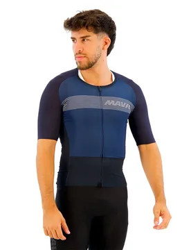 Maglia A Maniche Corte Cosmic Deep Blue - Mavic - FashionsVida