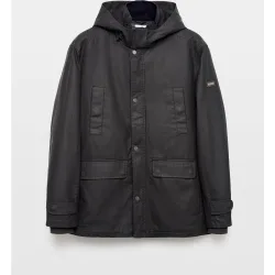 Chaquetón encerado de hombre