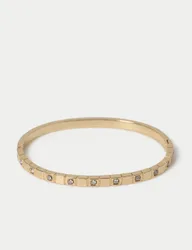 Ct Gold Plated Crystal Stone Bangle Gold Mix female