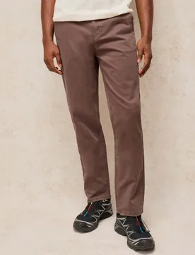 Slim Fit Cotton Stretch Chinos Brown male - White stuff - FashionsVida