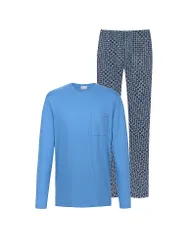 Pyjama BLUE CHAINS recent blue blau M Herren